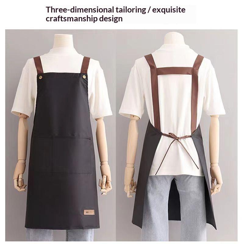 Home Cooking Cafe - 【F】Waterproof And Oil Proof Apron For