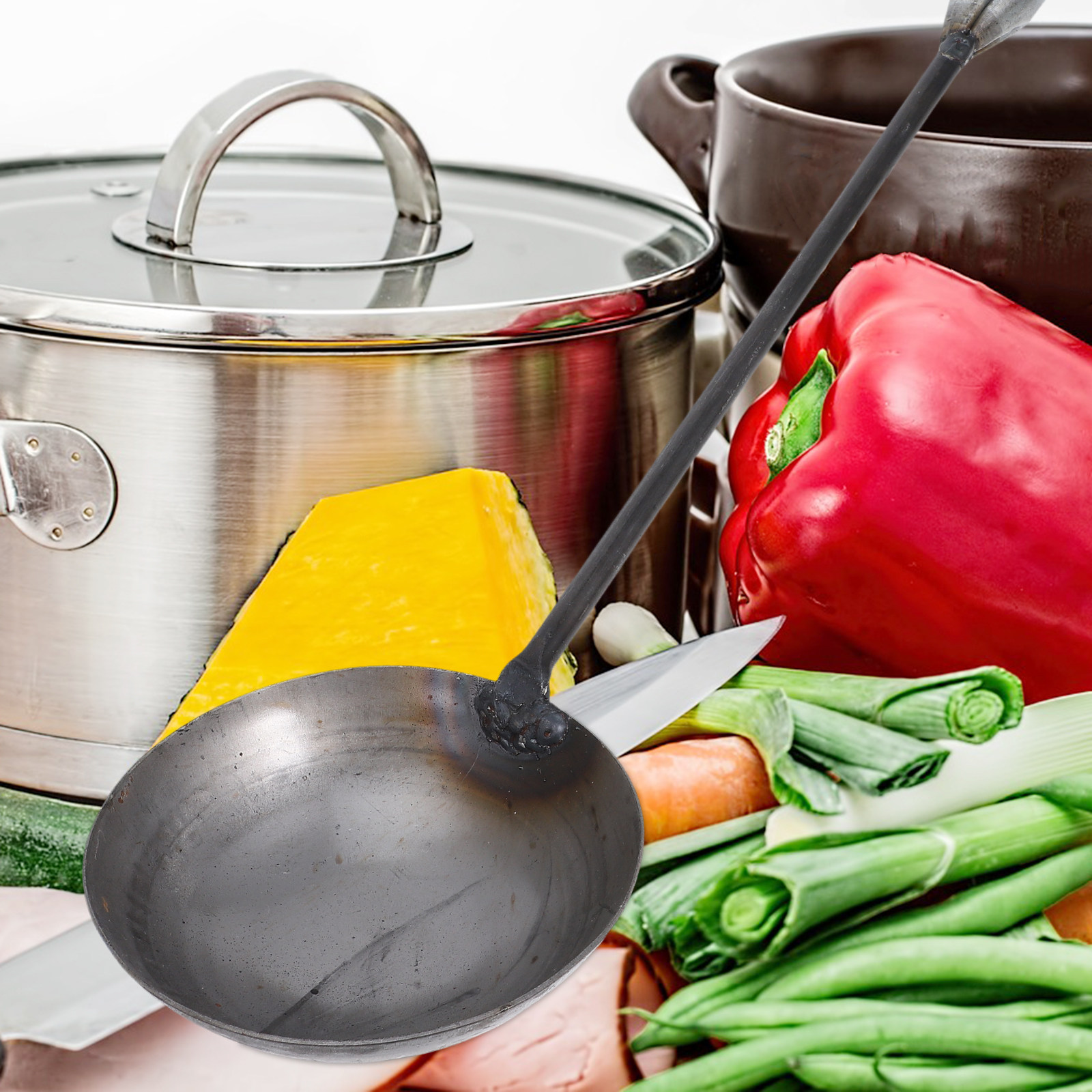 Long Handle Wok Ladle Iron Sou - Home Cooking Restaurant 评论和价格
