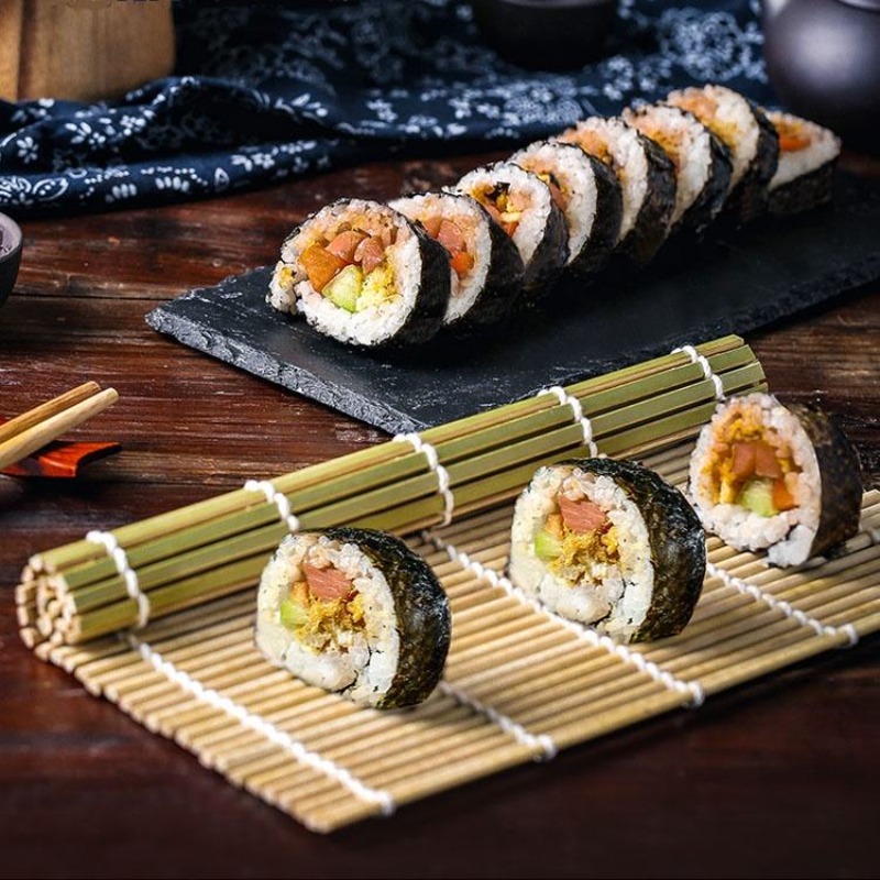 DIY Bamboo Sushi Maker Rolling - Sushi Mat Bamboo 评论和价格