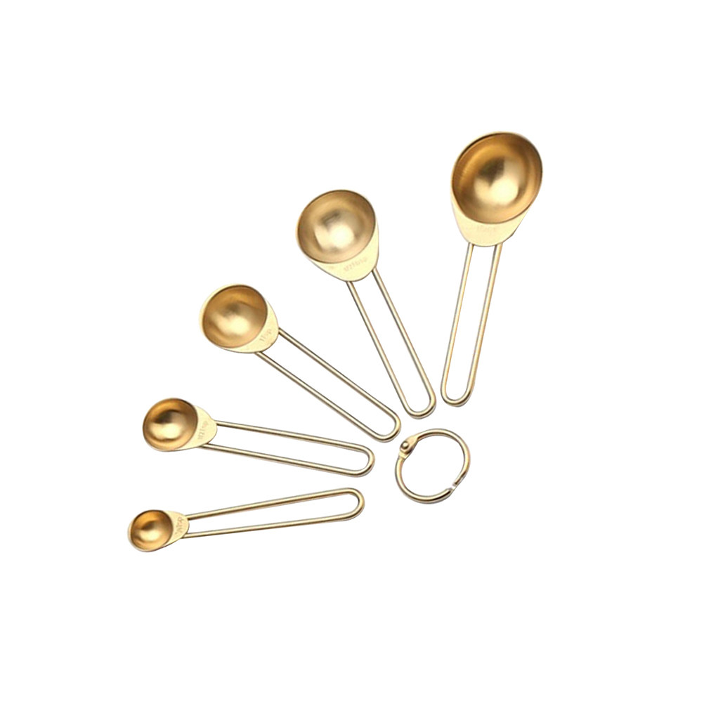 5Pcs Kitchen Measuring Spoons  - Home Cooking Restaurant 评论和价格