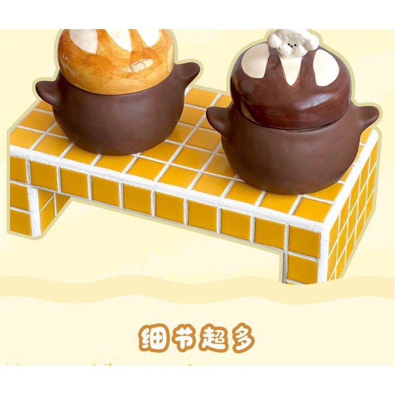 Cute Bread‑Dog Ceramic Stew Po - Home Cooking For Dogs 评论和价格