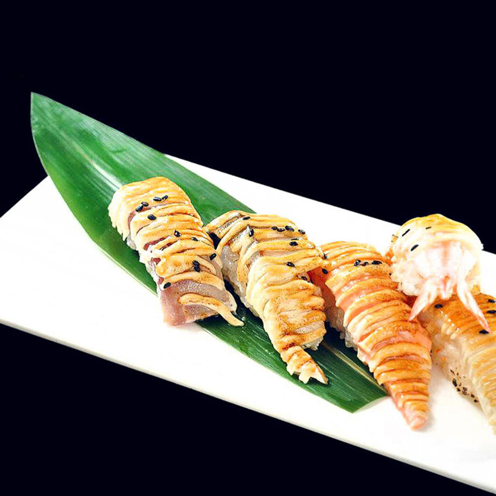 200Pcs Handcrafted Bamboo Leav - Sushi Mat Bamboo 评论和价格