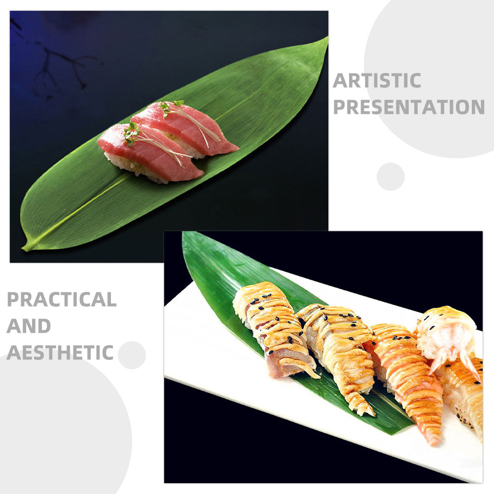 200Pcs Handcrafted Bamboo Leav - Sushi Mat Bamboo 评论和价格